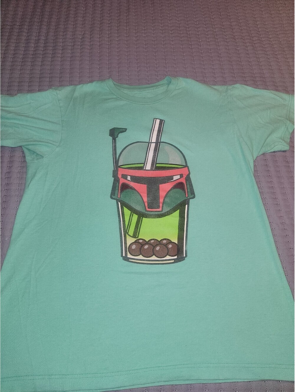 Boba Tea Fett shirt - Men's Medium